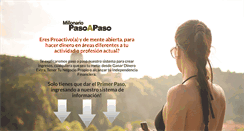 Desktop Screenshot of millonariopasoapaso.com